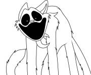 Coloriage et dessins gratuit CatNap de Poppy Playtime à imprimer