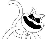 Coloriage et dessins gratuit Catnap en mode d&eacute;mon à imprimer