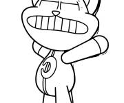 Coloriage et dessins gratuit Catnap en sautant à imprimer