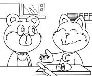 Coloriage CatNap et Bobby BearHug