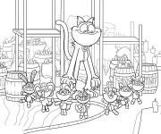 Coloriage CatNap et ses amis