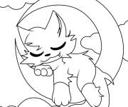 Coloriage Personnage de CatNap de mignon