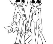 Coloriage Personnages de Smiling Critters