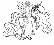 Coloriage Celestia à imprimer