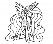 Coloriage Celestia facile