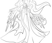 Coloriage Celestia La reine