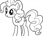 Coloriage et dessins gratuit Celestia Pinkie Pie à imprimer