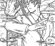 Coloriage Aki Hayakawa de Chainsaw man