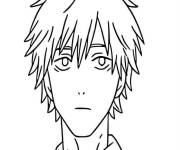 Coloriage Denji de Chainsaw Man facile