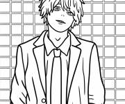 Coloriage Denji le chasseur des diables