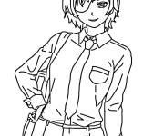 Coloriage Himeno corps entier