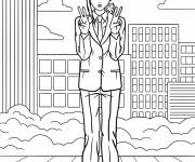 Coloriage Kobeni Higashiyama de Chainsaw Man