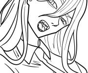 Coloriage Les dents pointues de Power