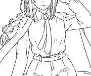 Coloriage Makima corps entier