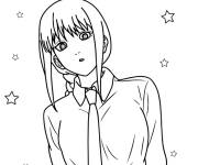 Coloriage Makima innocente