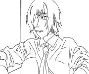 Coloriage Personnage de Himeno de l'anime