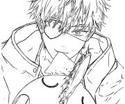 Coloriage Pochita et Denji de l'anime