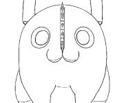 Coloriage Pochita simple