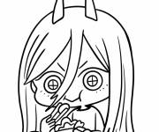 Coloriage Power Chibi
