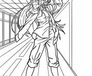 Coloriage Power en portrait de Chainsaw Man