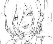 Coloriage Reze de Chainsaw Man