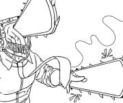 Coloriage Wallpapers Chainsaw Man