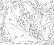 Coloriage et dessins gratuit Chaotic en ligne à imprimer