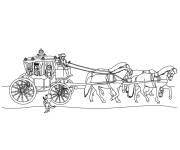 Coloriage et dessins gratuit Chat Bott&eacute; devant la cabane du roi à imprimer
