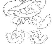 Coloriage Chat bott&eacute; joyeux
