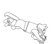 Coloriage Chat Pott&eacute;