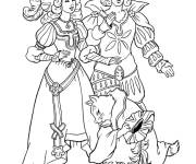 Coloriage Chat Pott&eacute; avec le Marquis de Carabas