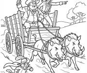 Coloriage Jack Jill en poursuite