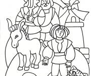 Coloriage Le Chat bott&eacute; dans le conte