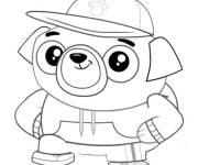 Coloriage Carlin aventureux