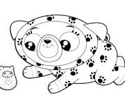 Coloriage Chip et Patate ont froid pendant l'hiver