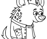 Coloriage et dessins gratuit Howie Hyena la hyene à imprimer