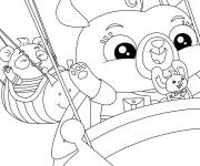 Coloriage Les aventure de Chip et Patate