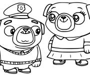 Coloriage et dessins gratuit Les parents de Chip à imprimer
