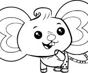 Coloriage et dessins gratuit Patate la souris rigolette à imprimer
