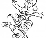Coloriage Alvin et les chipmunks 1