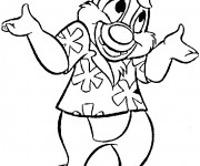 Coloriage Chipmunks &agrave; colorier