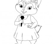 Coloriage Chipmunks Chipette