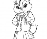 Coloriage Les Chipettes &agrave; imprimer