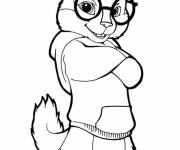 Coloriage Simon des Chipmunks