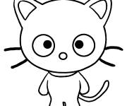 Coloriage Aimable Chococat