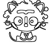 Coloriage Chat Chococat cioccalata