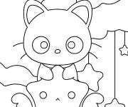 Coloriage Chococat de dessin anim&eacute;