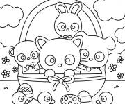 Coloriage Chococat et ses amis