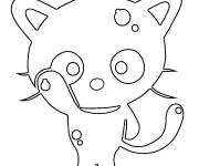 Coloriage Chococat facile