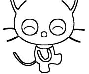 Coloriage et dessins gratuit Chococat heureux à imprimer